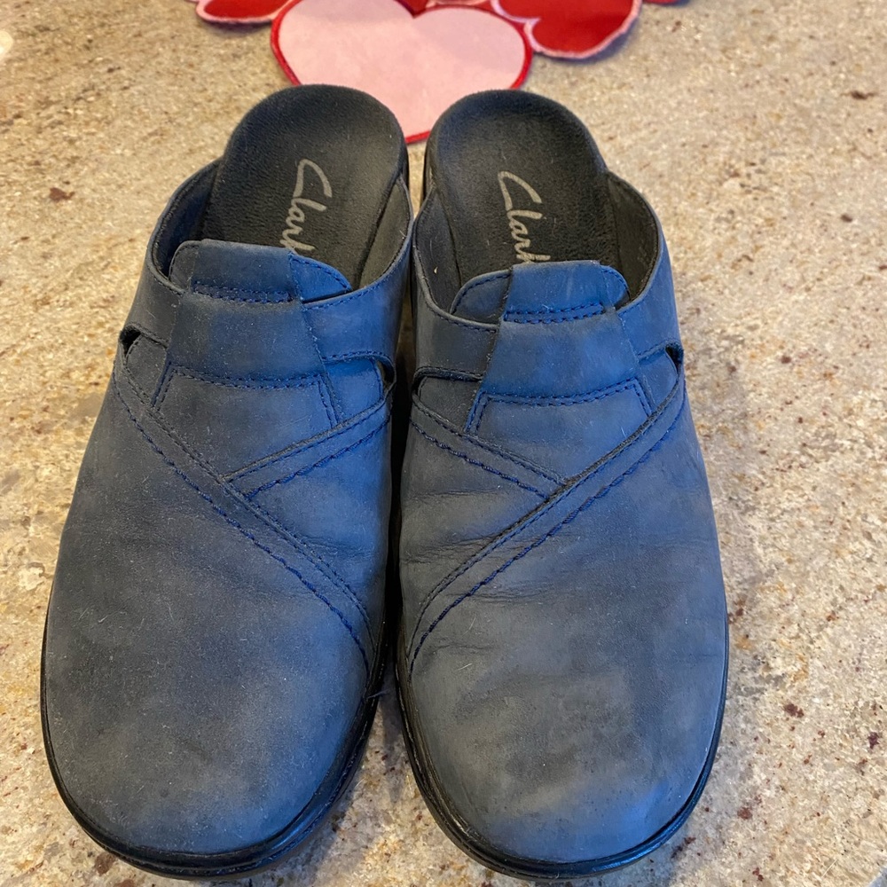 Clarks Blue Suede Shoes